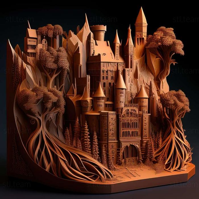 3D model World of Castles game (STL)